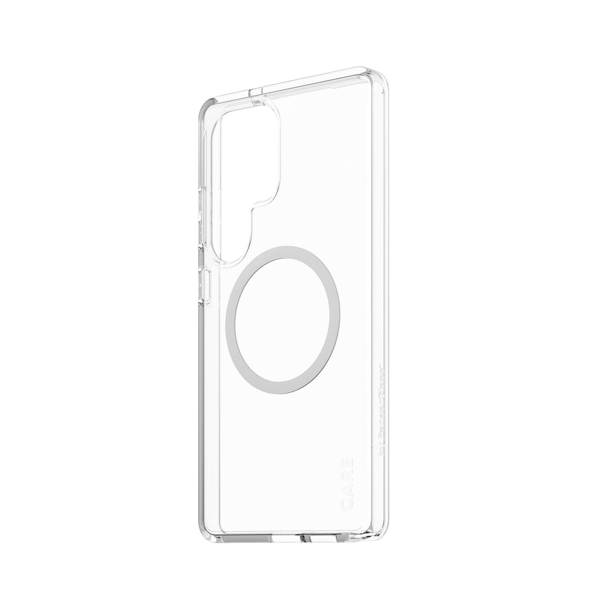 CARE by PanzerGlass® Urban Combat Case Transparent w. White Qi Compatible Samsung Galaxy S25 Ultra